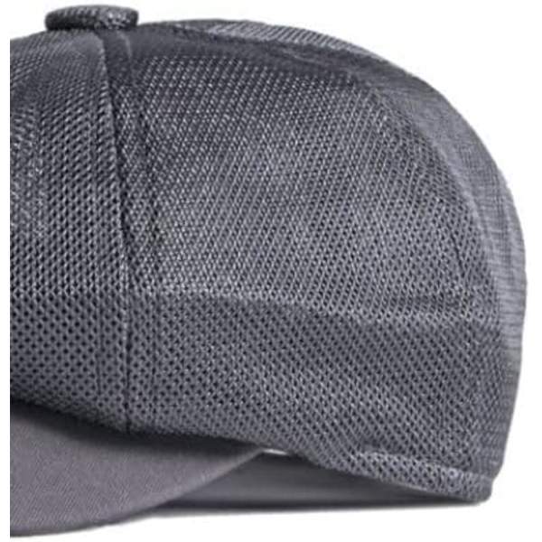 Newsboy kasket Newsboy kasketter Maler Baret hatte Sommer Polyester Soli