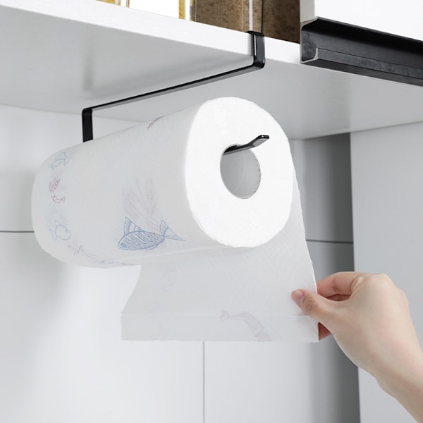 Paperipyyhkeenteline Paperirullanpidike Ilman Porauksia 26cm
