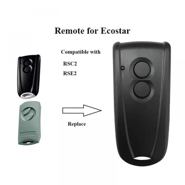 Ecos-RSC2 433Mhz Garagefjärrkontroll Grindfjärrkontroll Replac