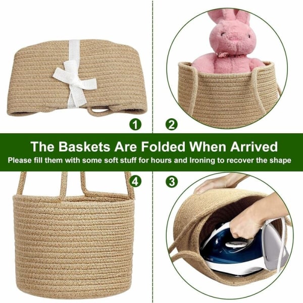 1 st hängande planter i jute rep hängande korg vävd växt hängare