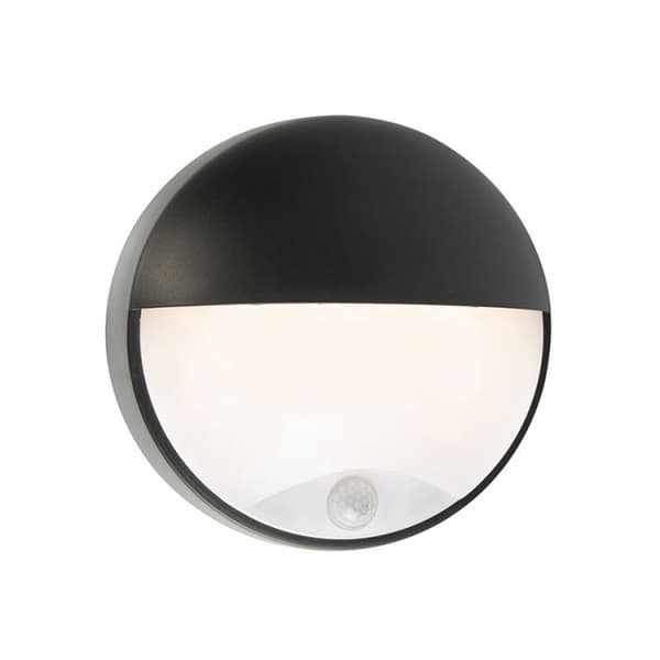 LED-utebelysning med bevegelsessensor - 1 lys - Ø 215 mm -