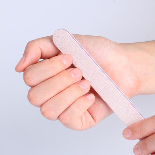 5 dobbeltsidede neglefile - 100/180 - Neglefil - Sort SEK 59