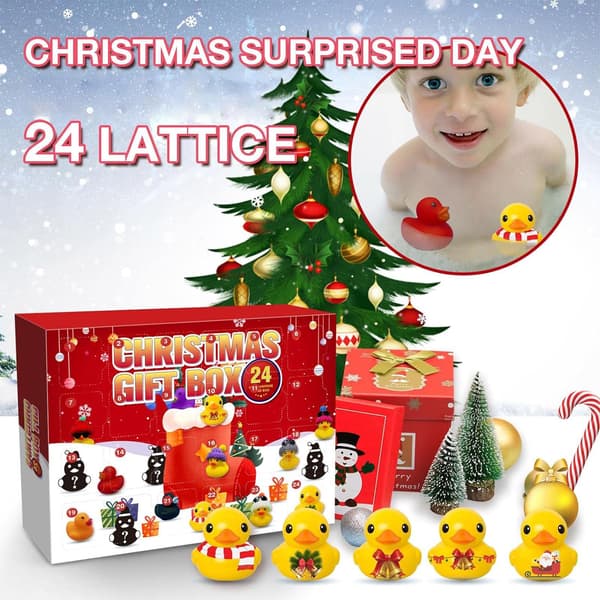 Julgummiand Adventkalender, 24 dagar julnedräkning