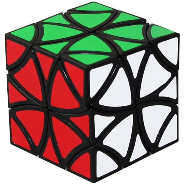 Rubik's Cube 12-axlig Oregelbunden Rubik's Cube Svart (Flower Rubik's