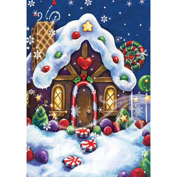 Juldiamantmålning Komplett set, Diamantbroderi Jul