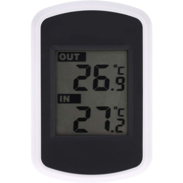 LCD Digital Trådlös Inomhus Utomhus Termometer Temperatur Mätare