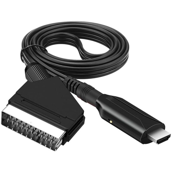 SCART til HDMI-kabel - SCART til HDMI-adapter - Alt i ét SCART til