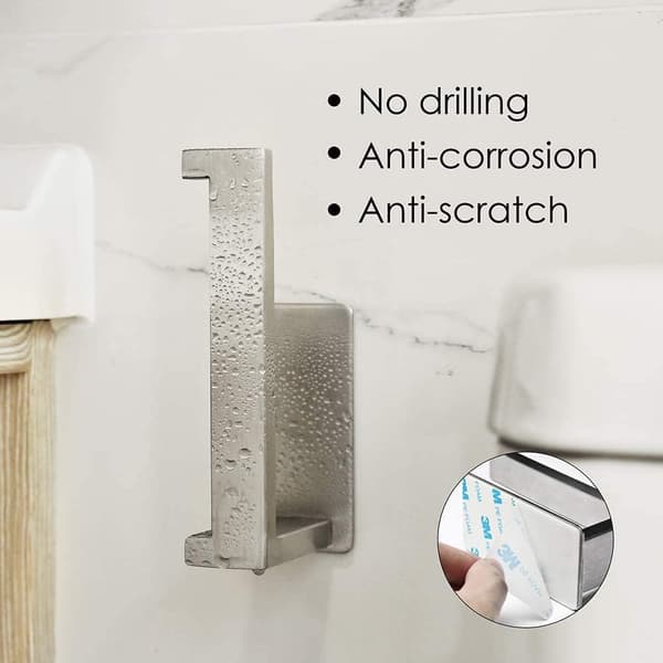 Papirhåndkleholder 304 Rustfritt Stål Ingen Stansing Rullpapir Hol