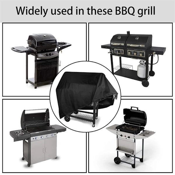 (100*60*150cm) Grillöverdrag, Tjock 210D Oxford Presenning C