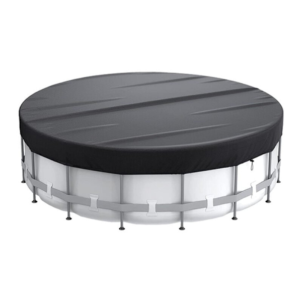 4-sæsoners poolcover til overjordisk rund pool, diameter 366 cm