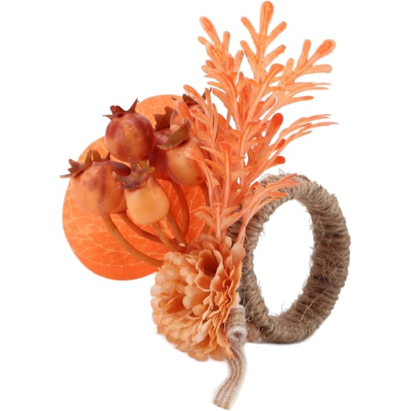 2 stk. Blomster Servietringe, Servietholder til Middage