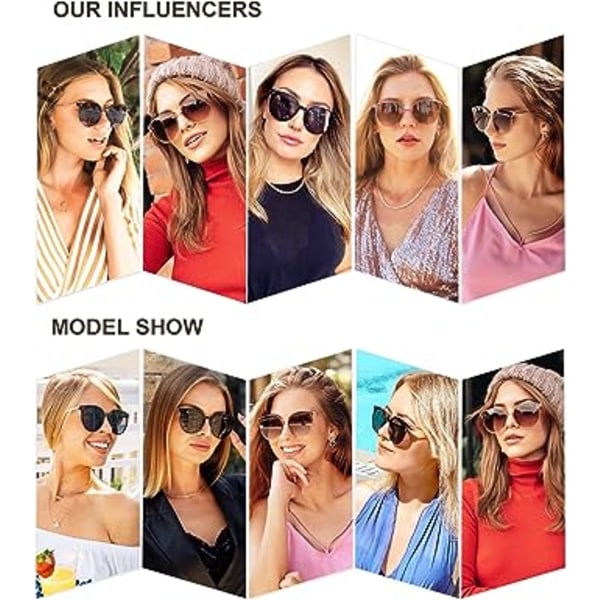 Runda solglasögon för mode för kvinnor