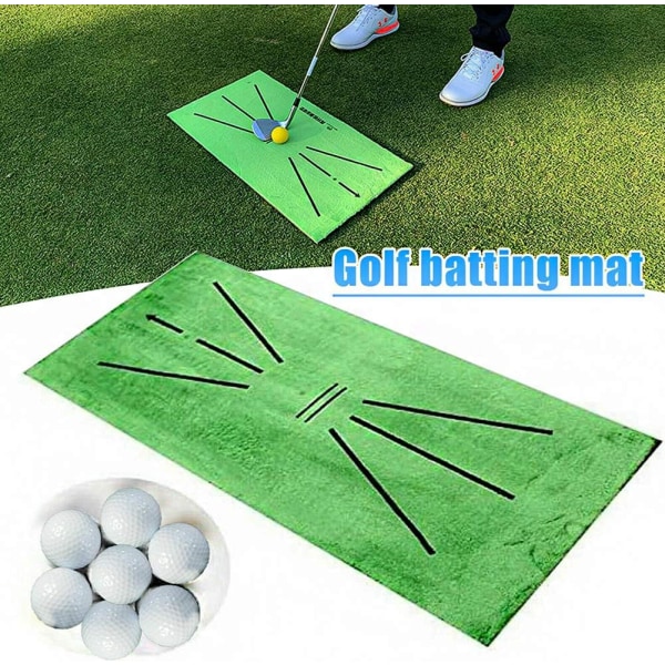 Golftreningsmatte, 30*60 cm Golftreningsmatte, Portable Hitting Swin