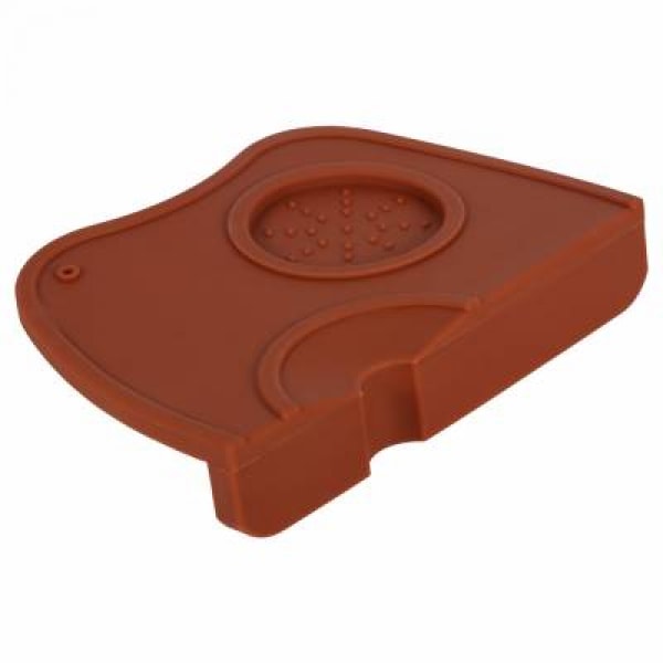 (kaffefarve) 1 stk, Anti-slip espressopresser tamper pad, sili