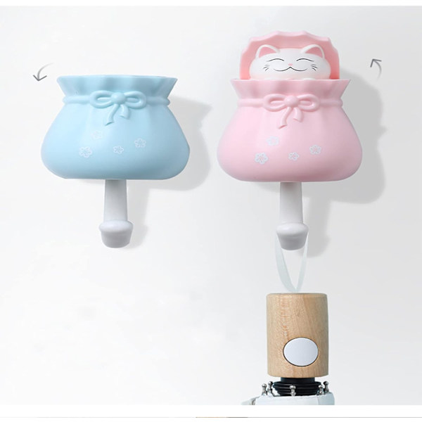 9,5*6,5*5,5 cm 12-osainen eläinten seinäkoukku, lasten liimakoukku,