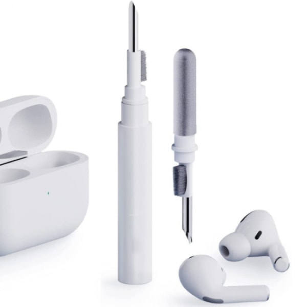 Rengjøring for Airpods / Hodetelefoner - 3 i 1 Rengjøringspenn
