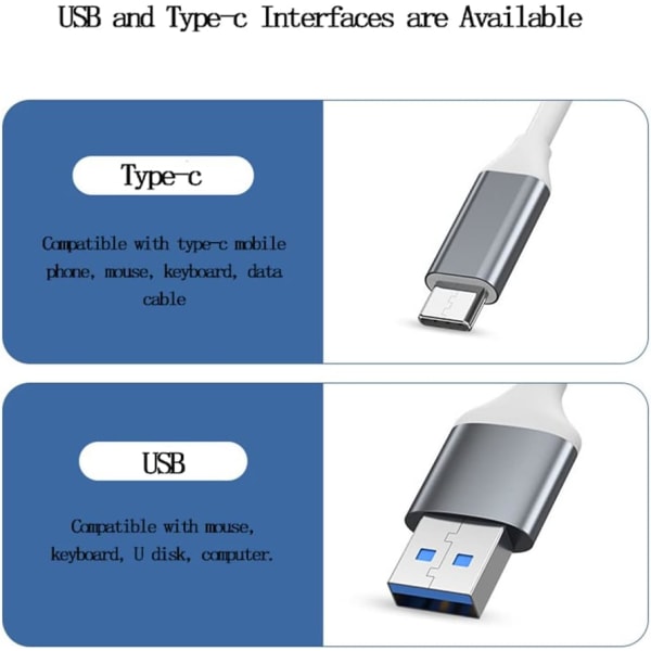 4-porttinen USB 3.0 -keskitin 5 Gbps:n huippunopeudella, Type-C-jakaja USB-keskitin