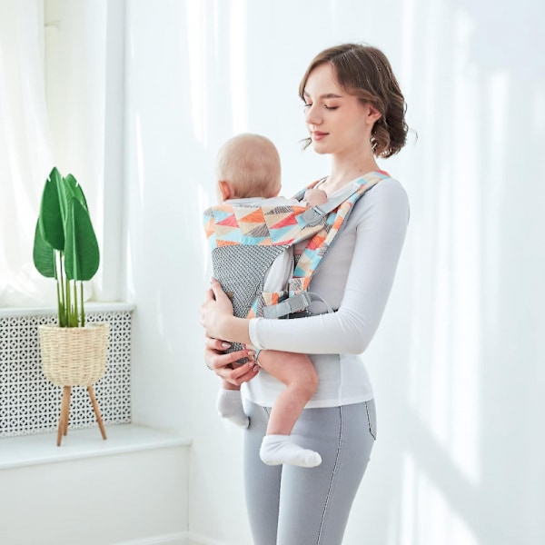 （A） Baby Handsfree Ergonomisk bärbar 4 i 1 nyfödd