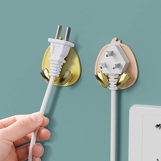 Socket Hook, 12 st självhäftande krokar griffeltavla krok, multifunktionell