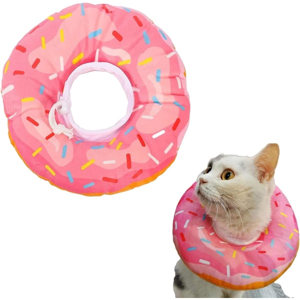 Katt Restitusjonskrage, Justerbar Myk Beskyttende Krage, Anti Bite P