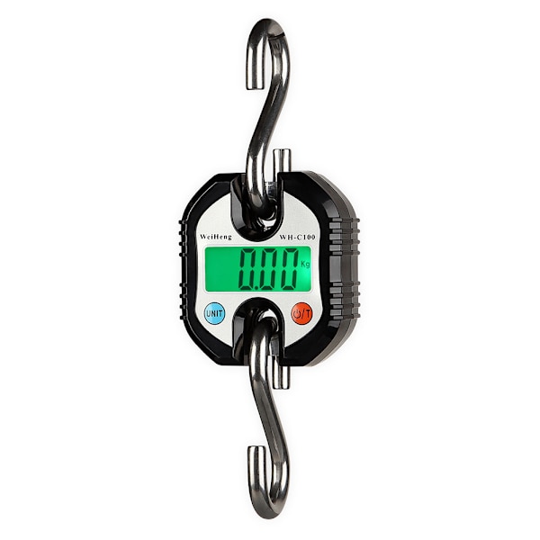 1 stk. (sort) Bærbar professionel digital kranvægt 150 kg, mini