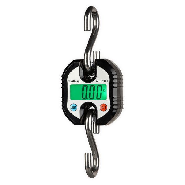 1PC(Black) Portable Professional Digital Crane Scale 150 KG, Mini