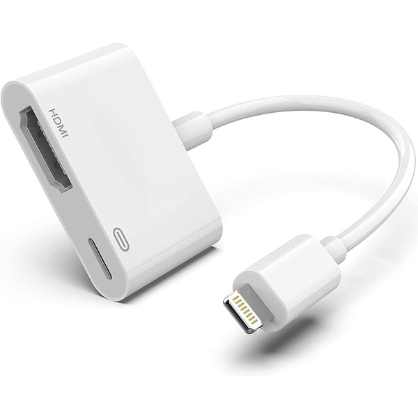 Digital Lightning AV-adapter för iPhone och iPad till TV 【Apple MFi