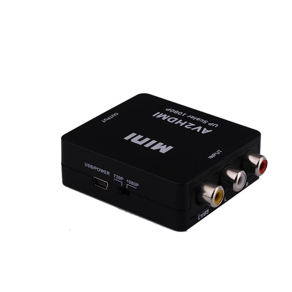 1PC Mini AV RCA CVBS - HDMI Video Audio Converters Adapter Suppo
