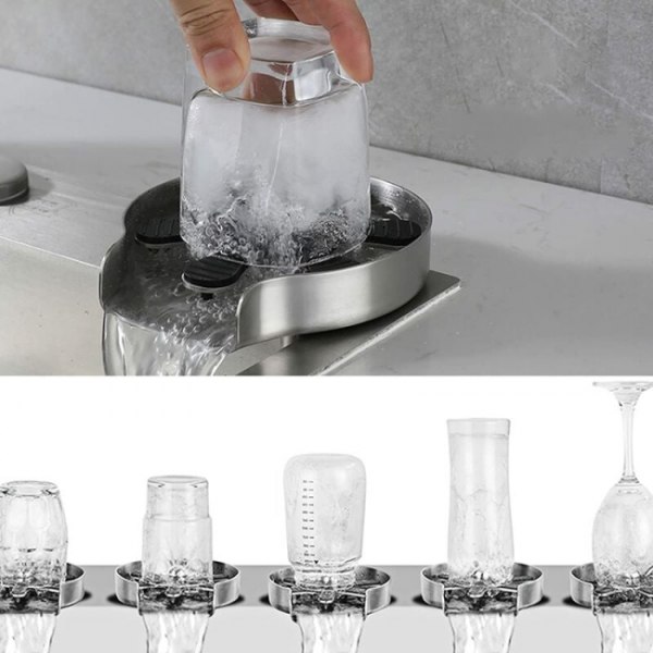 Oppvaskkum i rustfritt stål Glassvasker Høytrykksvasker for glass