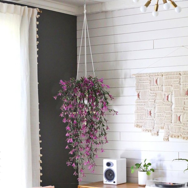2 st hängande konstgjorda växter konstgjorda blommor växter Girlang V