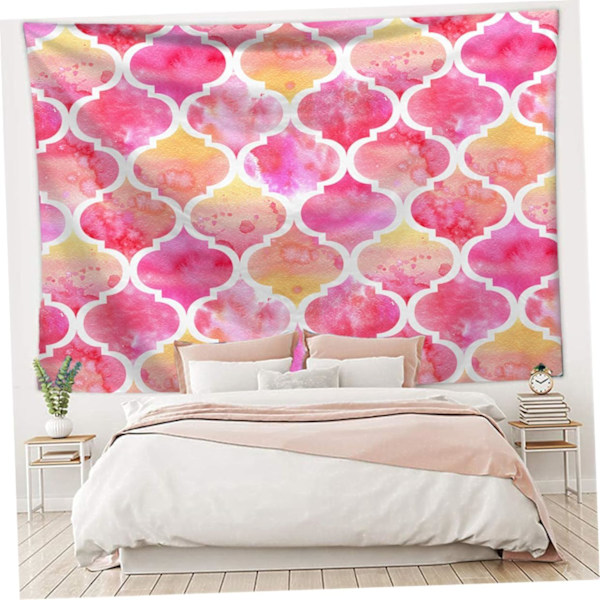 1 st rosa 200X150CM gobeläng strandhandduk väggduschdraperi