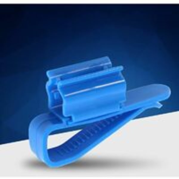 2 st svarta slangklämmor justerbara plastslangklämmor A