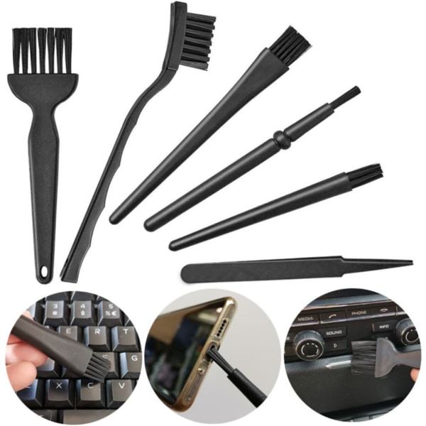 2-pack tangentbordsdammborste elektronisk rengöringsborste bärbar dator