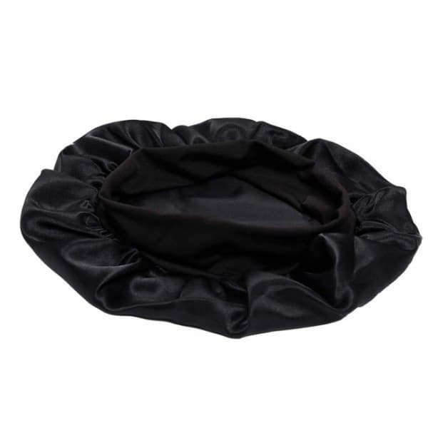 Nat Cap Beauty Salon Hårpleje Satin Hat (One Size) Sort