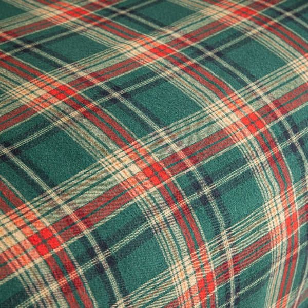 QELUS Jules Sofa Cover til jul, Plaid Sofa Tæppe med pompon, Rektangulær Blød Tæppe Dæksel (Grøn, 180x300cm)