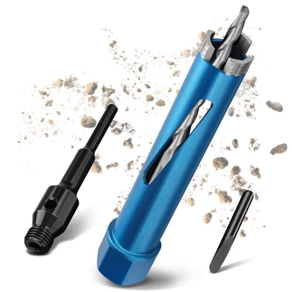 M22 Borkrone med Diamant Turbo-segment, Ø 44mm og SDS Plus-adapter, Bor længde på 200 mm