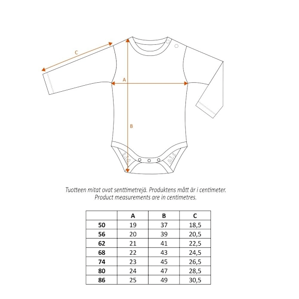 Moomin Hjärtevän bodysuit pink LightPink 80