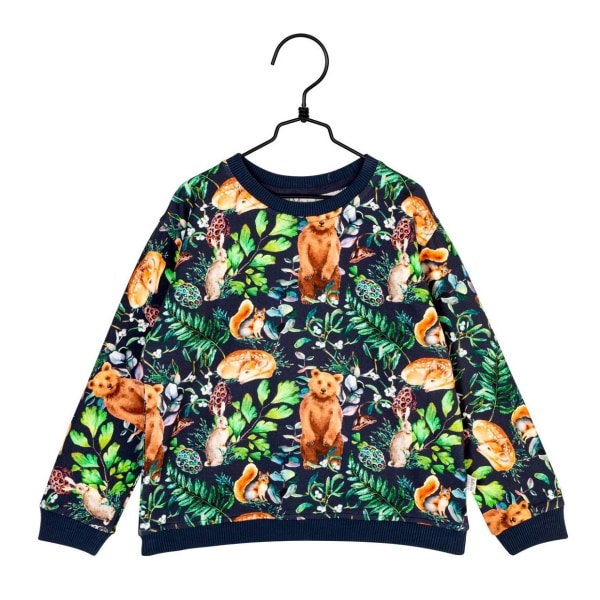 MA-IA FAMILIE Kurre college sweater mørkeblå MultiColor 104