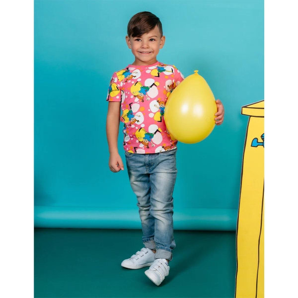 Pippi Langstrømpe Wheeling t-shirt anilin Pink 122