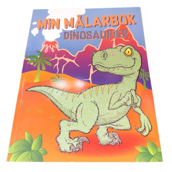 Min malebog Dinosaurer Multicolor