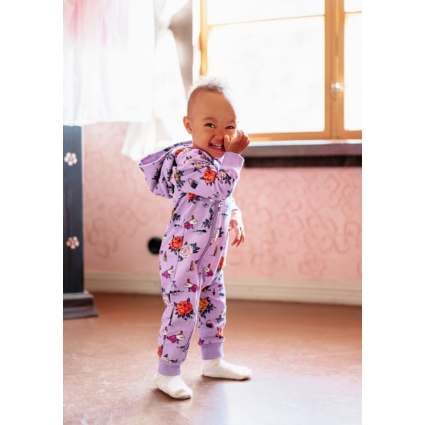 Mumin Rosor Overall Baby Lila Purple 86