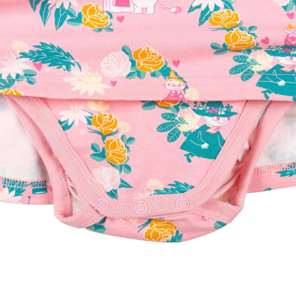 Moomin Hjärtevän bodysuit pink LightPink 56