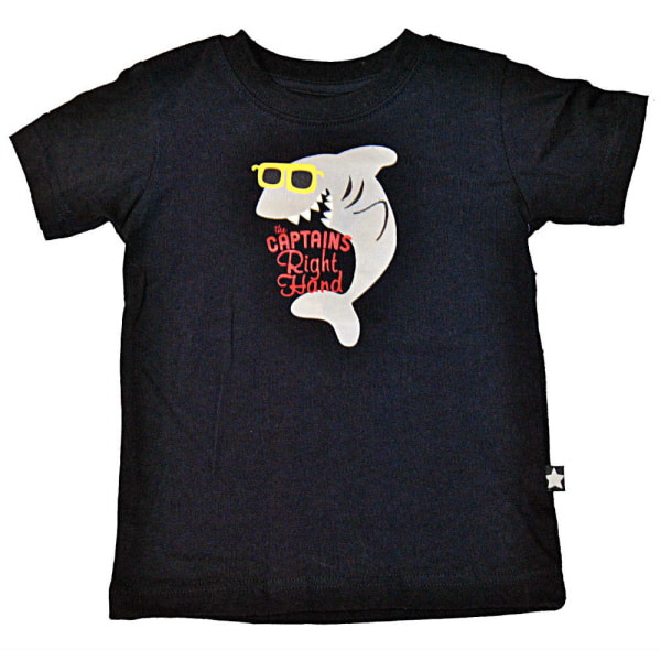 Baby T-shirt med Haj MarineBlue 68