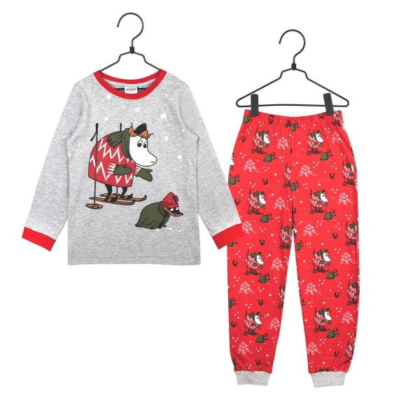 Muumi Ynk pyjamat lasten punainen 86/92 Red 86/92