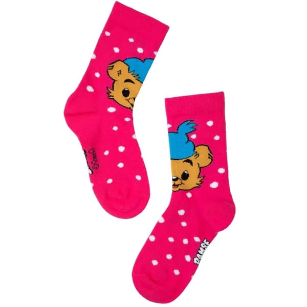 Bamse-strumpor prickig rosa Pink 23/26