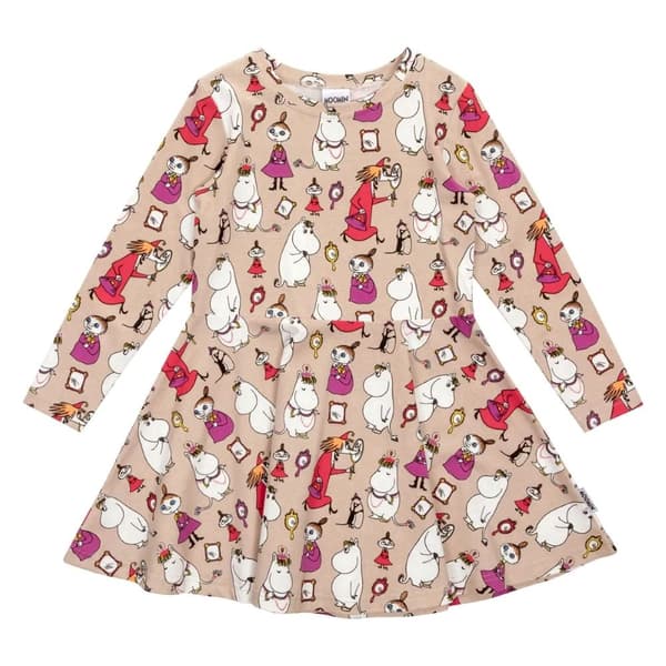 Muumipeilimekko beige Beige 110