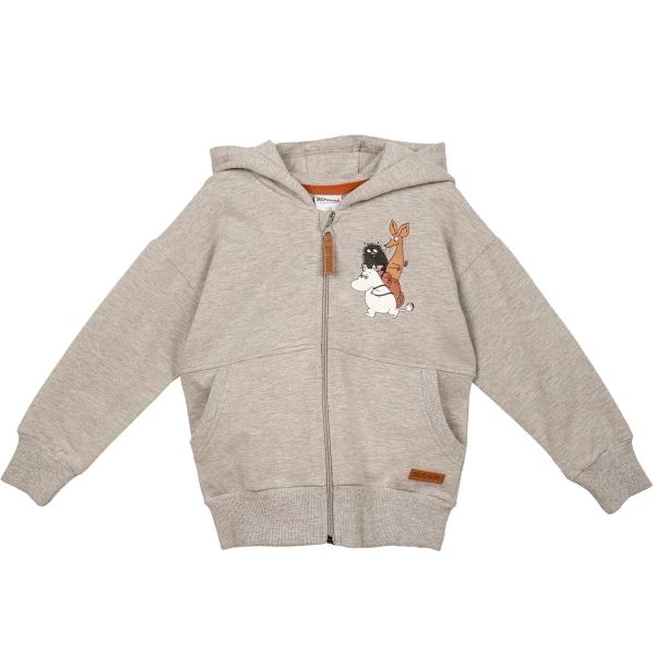Moomin Moomintrio donutjakke mørkegrå MelangeGrey 116
