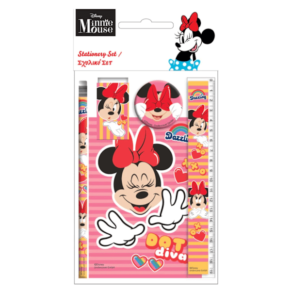 Disney Mickey Mouse blyantsæt 5 dele Multicolor