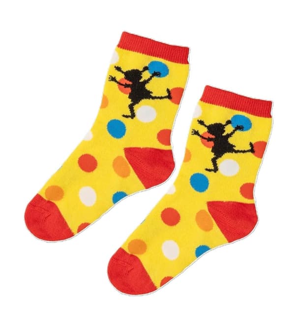 Pippi sokker 2-pak gule MultiColor 31/34