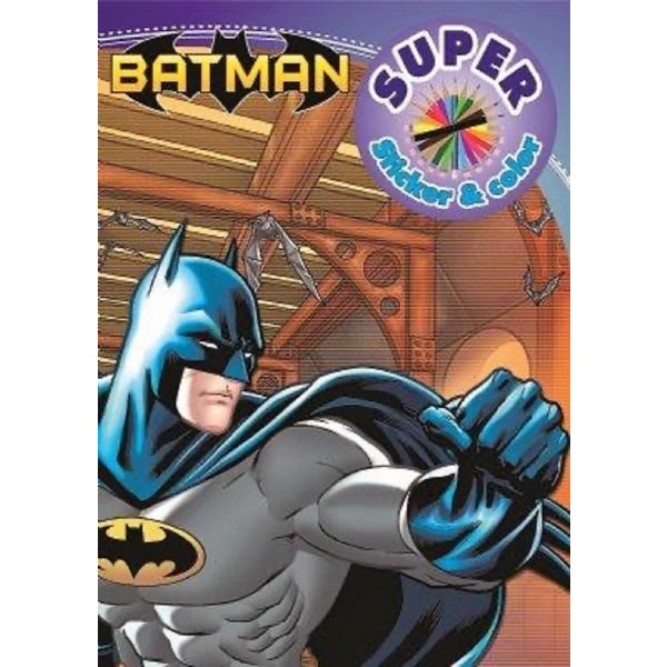 Batman - målarbok med klistermärken multifärg